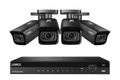 Lorex 4K (16 Camera Capable) 6TB Wired NVR System with Nocturnal 3 Smart IP Bullet Cameras with Motorized Varifocal Lens