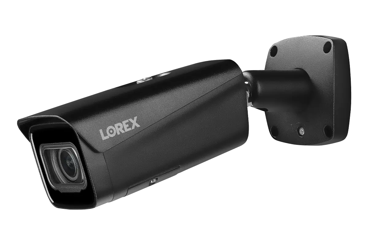 Lorex 4K IP Wired Bullet Security Camera with Motorized Varifocal Lens, Real-Time 30FPS Recording and IK10 Vandal Proof