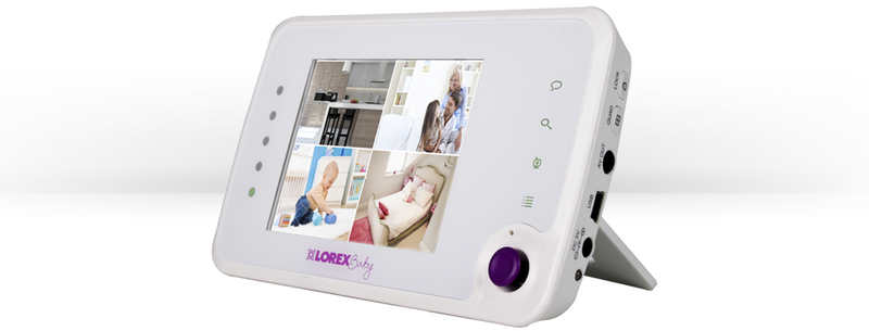 Wireless baby monitor with 2 cameras