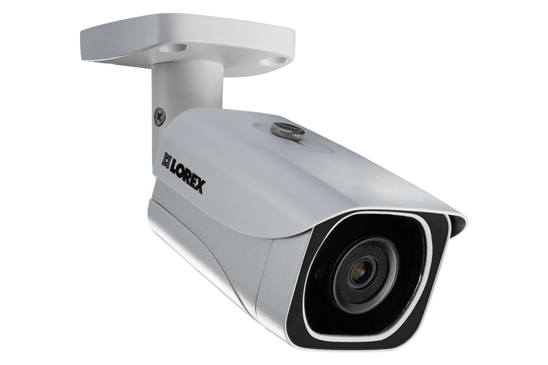 4K Ultra HD Resolution 8MP Outdoor Metal IP Camera, 130FT Color Night Vision, HEVC
