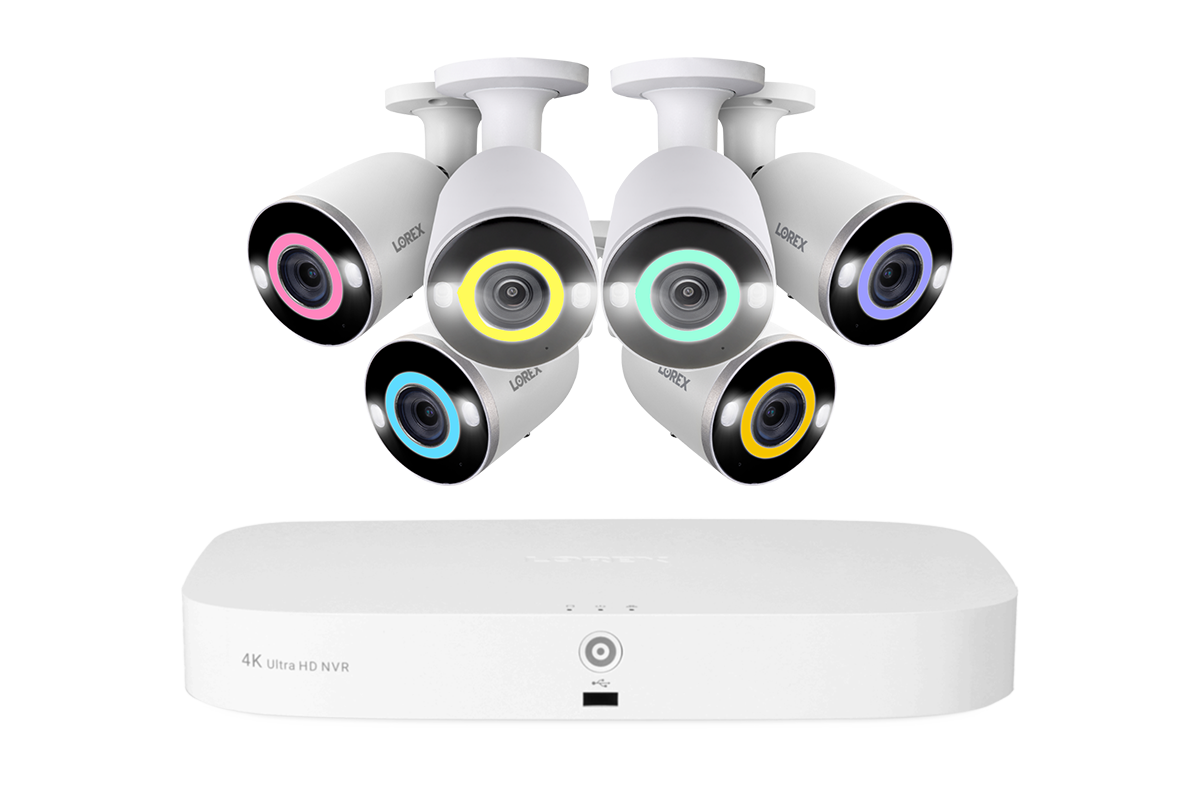 Lorex Fusion 4K 16 Camera Capable (8 Wired and 8 Wi-Fi) 2TB Wired NVR System with Bullet Cameras Featuring Smart Security Lighting - 6