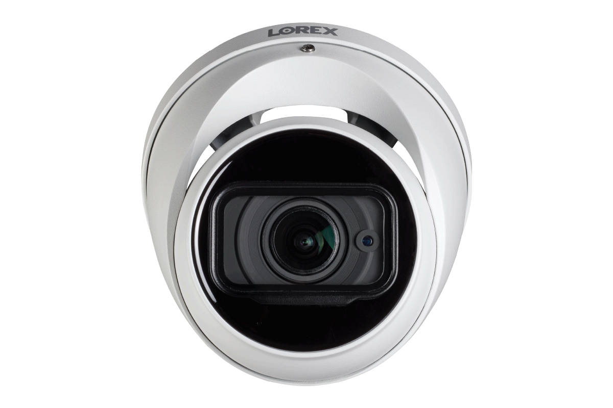 4K Ultra HD Motorized Varifocal Dome Security Camera with Color Night Vision