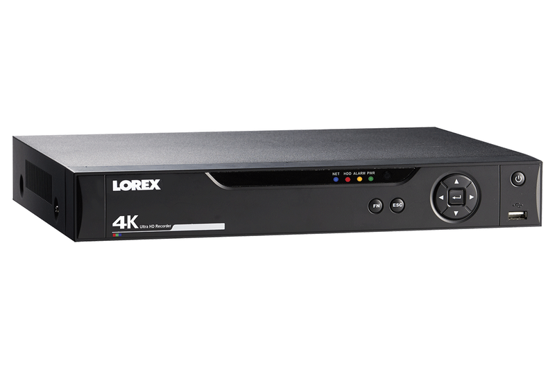 4K Ultra HD Digital Video Surveillance Recorder, 2TB Hard Drive