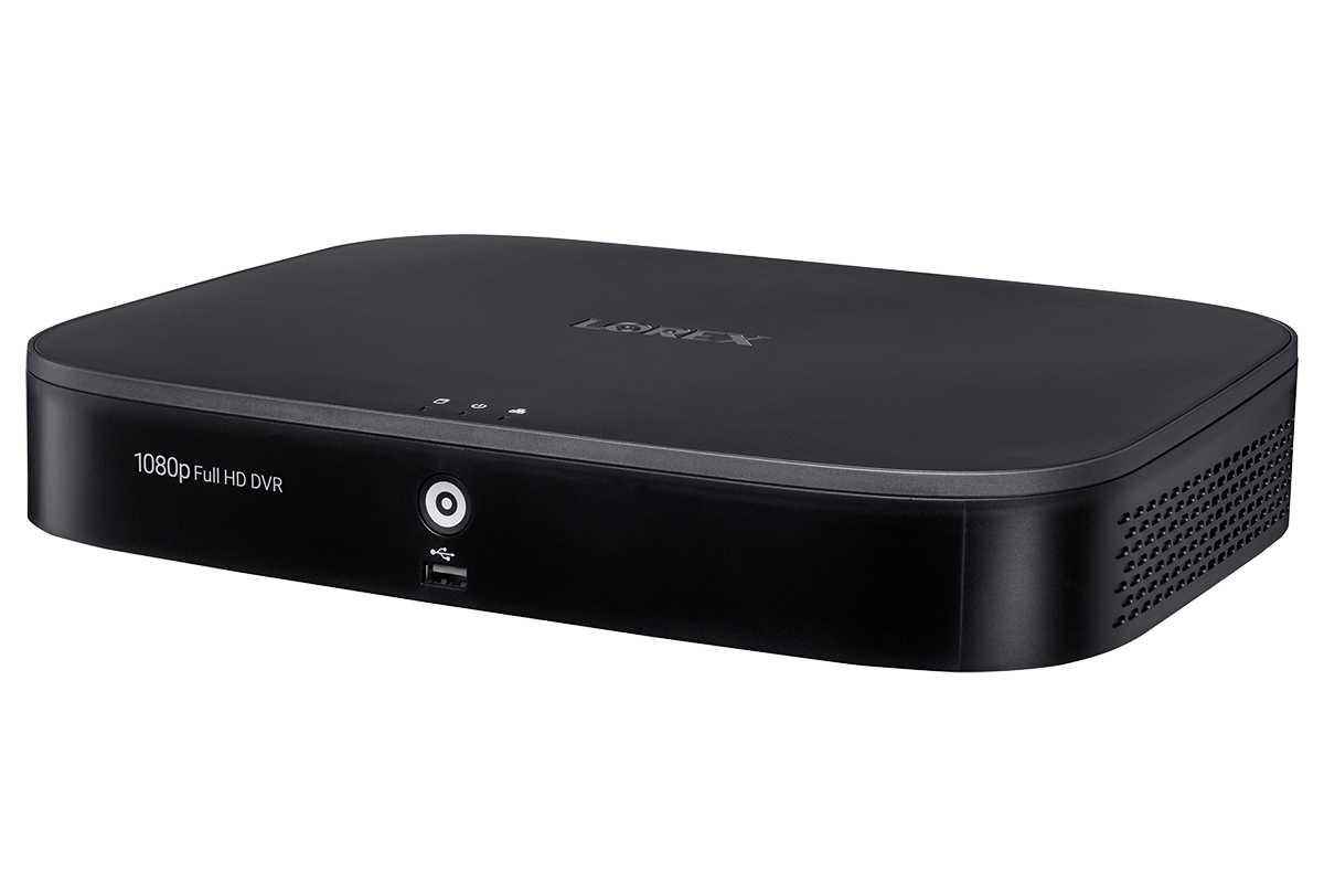 1080p 8-channel 1TB Wired DVR System with 6 Cameras