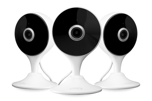 2K Indoor Wi-Fi Security Camera 3-pack