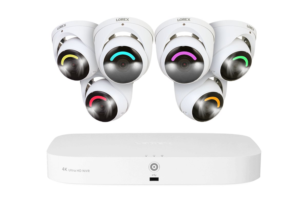 Lorex Fusion 4K 16 Camera Capable (8 Wired and 8 Wi-Fi) 2TB Wired NVR System with Dome Cameras Featuring Smart Security Lighting - 6