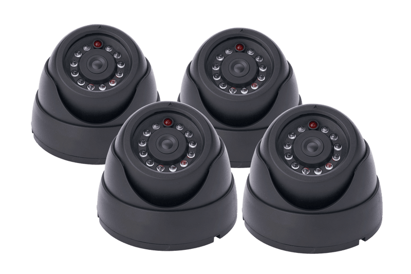 Dummy dome security cameras (4 pack)