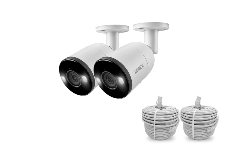 4K Ultra HD Smart Deterrence IP Camera with Smart Motion Detection Plus (2-Pack)