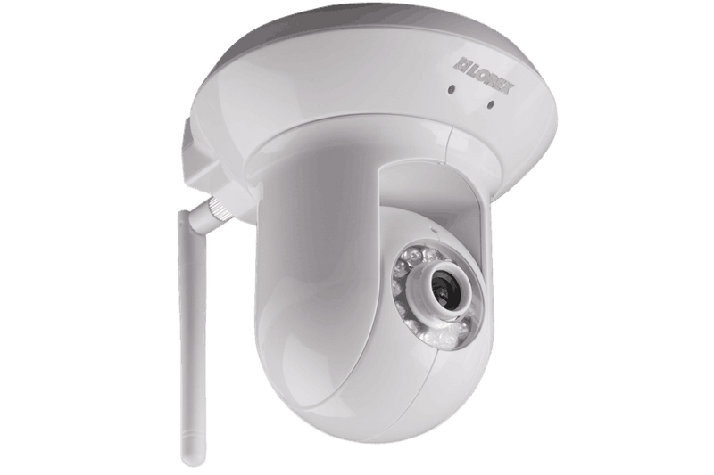 Wireless pan tilt IP camera
