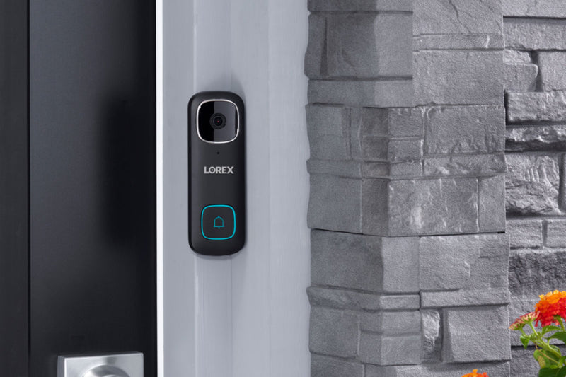 Lorex 2K Wi-Fi Video Doorbell (Wired) with Wi-Fi Chimebox