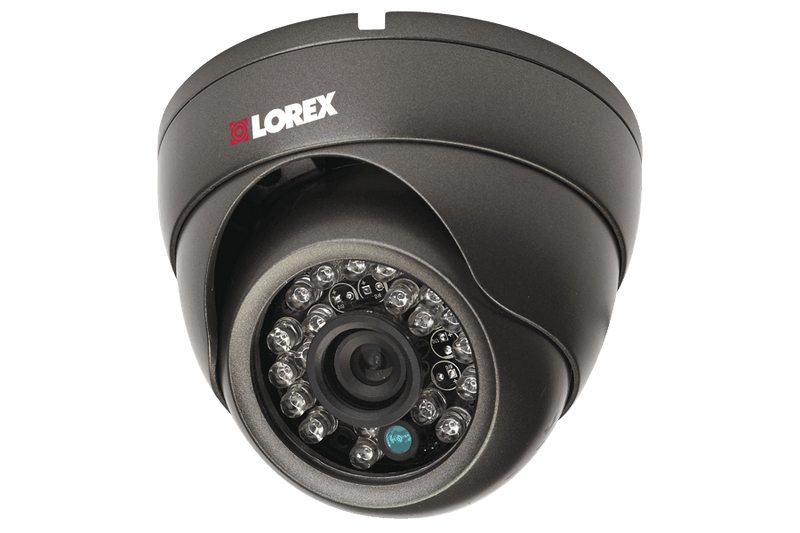 Outdoor dome security camera with varifocal lens - 155FT Night vision