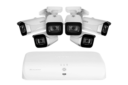 Lorex 4K 8-Channel 2TB Wired NVR System with Bullet Cameras