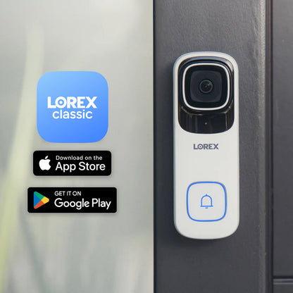 Lorex 4K Wi-Fi Video Doorbell (Wired, 32GB) - Open Box