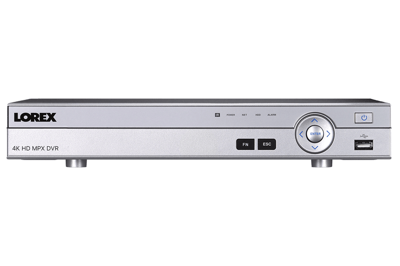 HD MPX 4K Security System DVR - 8 Channel with 1TB Hard Drive