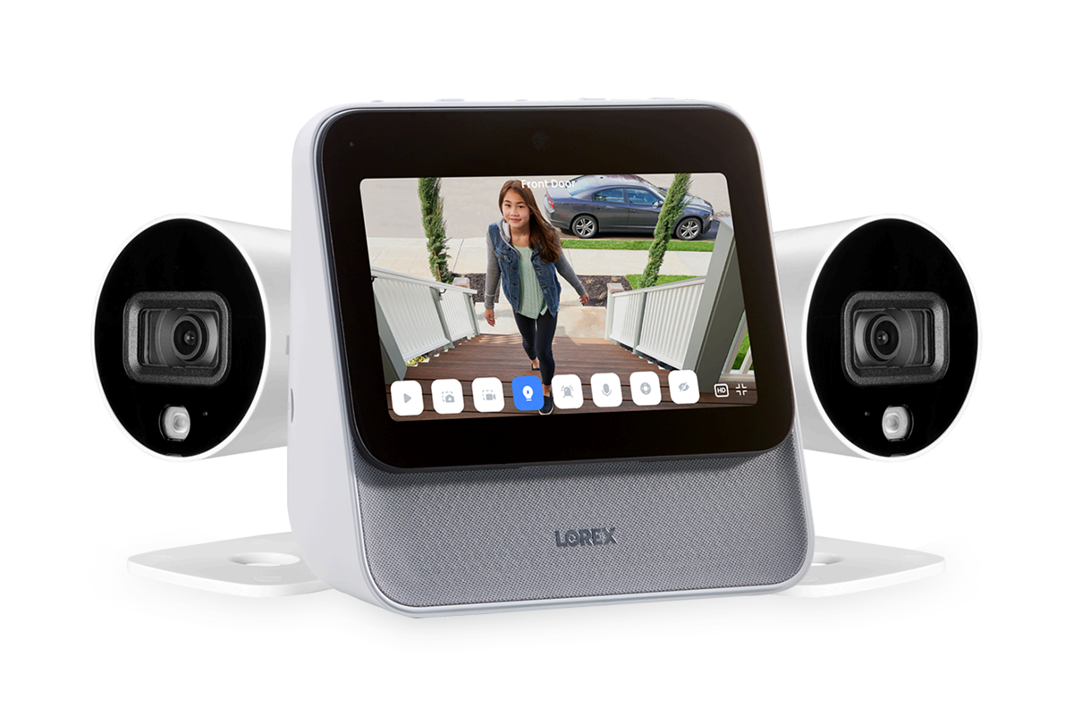 Lorex Smart Home Security Center with 1080p Outdoor Wi-Fi Cameras