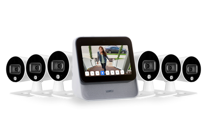 Lorex Smart Home Security Center with Six 1080p Outdoor Wi-Fi Cameras