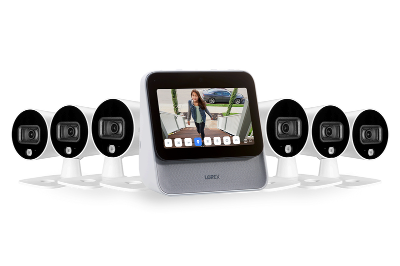 Lorex Smart Home Security Center with Six 1080p Outdoor Wi-Fi Cameras