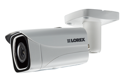 4K Ultra HD Resolution 8MP Outdoor Metal IP Camera, 130FT Color Night Vision, HEVC (4-pack)