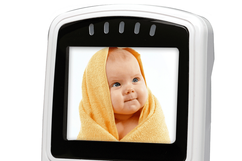 Video baby monitor with wireless camera, night vision and audio