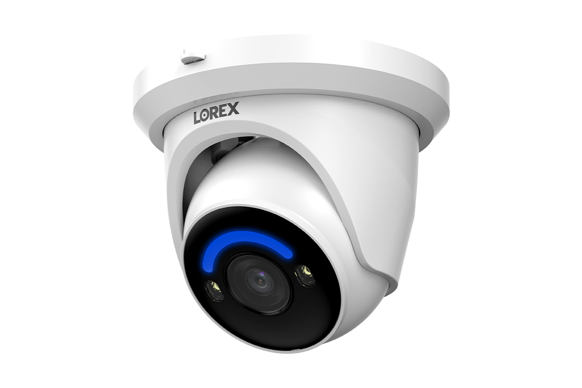 Lorex 4K Smart Security Lighting Turret PoE IP Wired Camera Lorex