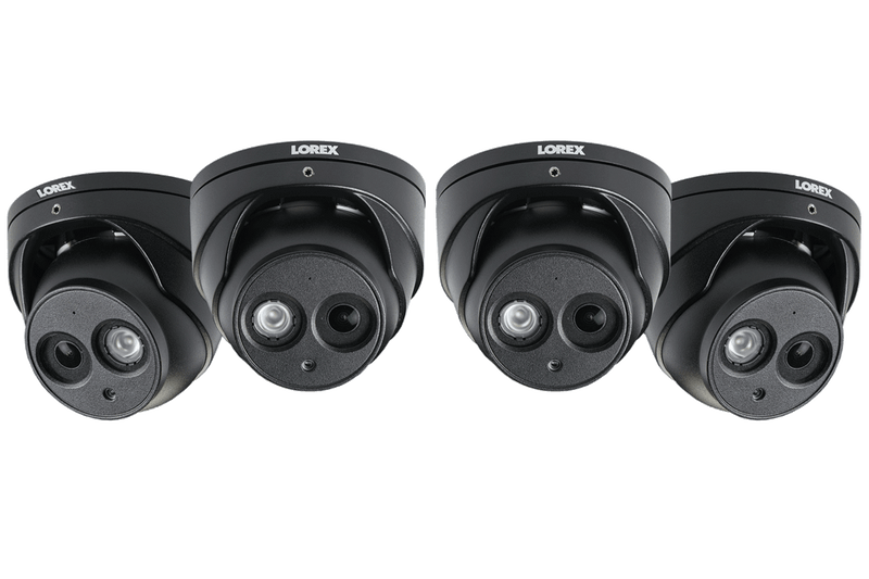 4K Nocturnal IP Audio Dome Security Camera (4-Pack)