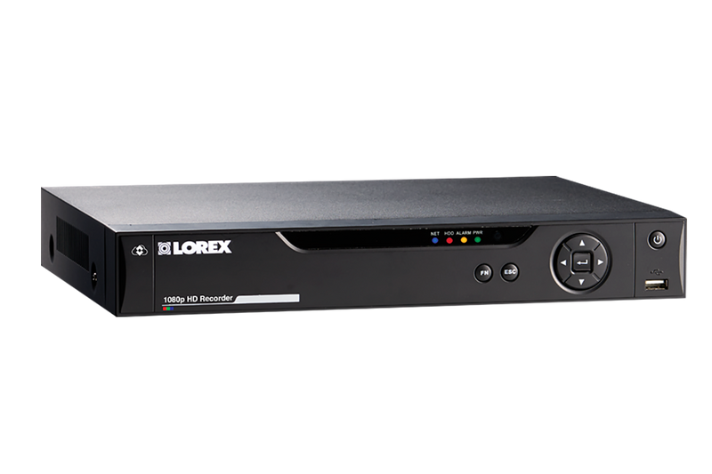 HD DVR Security System with 1080p Ultra-Wide Viewing Cameras & Lorex Cloud Connectivity