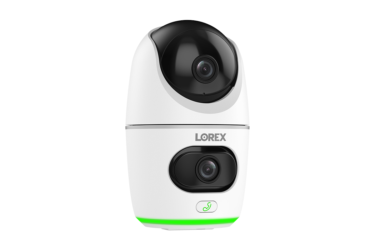Lorex 2K Dual Lens Indoor Pan-Tilt Wi-Fi Security Camera (32GB, Cloud-Enabled) - Amazon