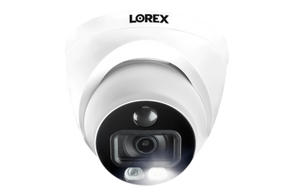 Lorex 4K 8-Channel Wired DVR System with 8 Active Deterrence Dome Security Camera