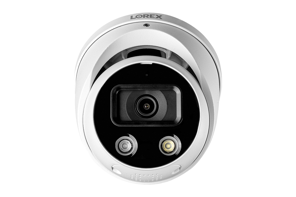 8-Channel 4K Fusion NVR System with 6 Smart Deterrence 4K (8MP) IP Dome Cameras