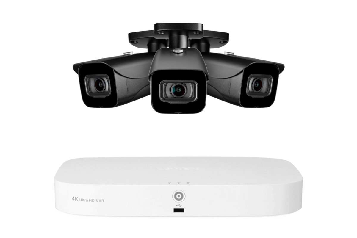 Lorex 4K 16 Camera Capable (8 Wired and 8 Fusion Wi-Fi) 2TB Wired NVR System with 3 IP Bullet Cameras - Amazon