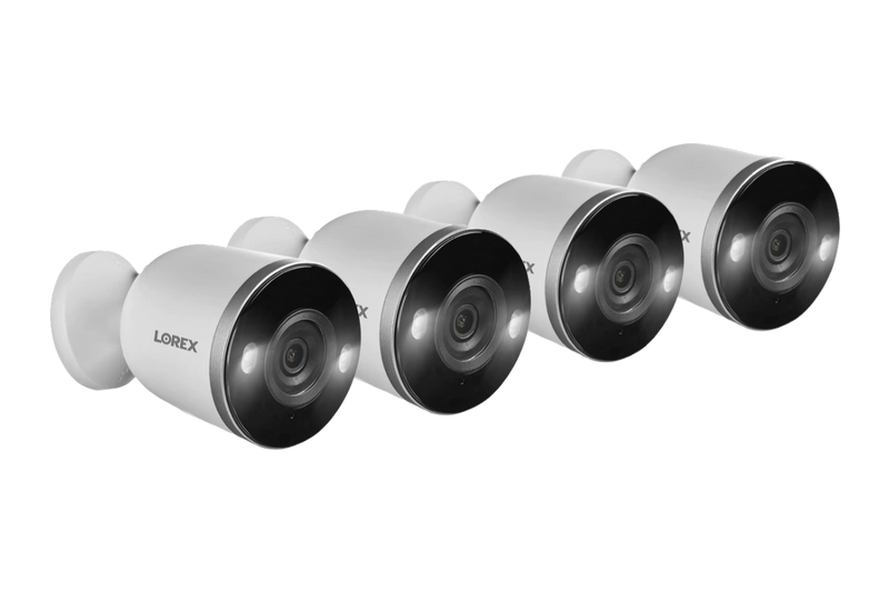 2K Spotlight Indoor/Outdoor Wi-Fi Security Camera - Four Pack