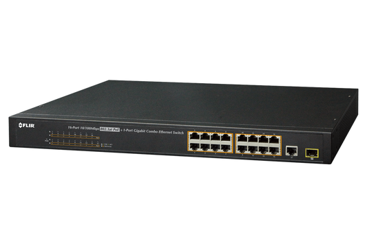 16-Channel PoE+ Switch