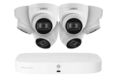 Lorex Fusion 4K 16-Channel (8 Wired + 8 Wi-Fi) 2TB NVR System with Dome Cameras featuring Listen-In Audio - 6