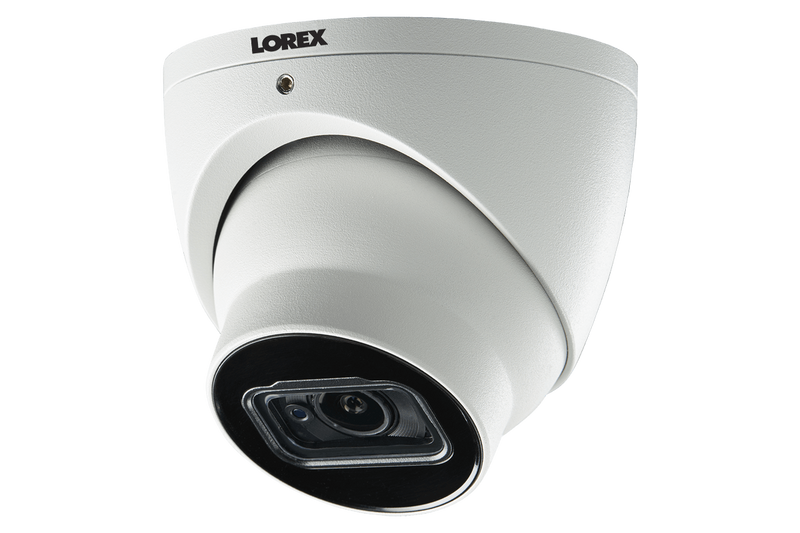 4K Ultra HD Resolution 8MP Outdoor Dome Camera with 150 Night Vision