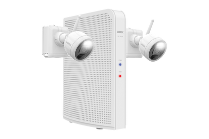 Lorex 2K (8 Camera Capable) 64GB NVR System with Two Outdoor Battery Security Cameras