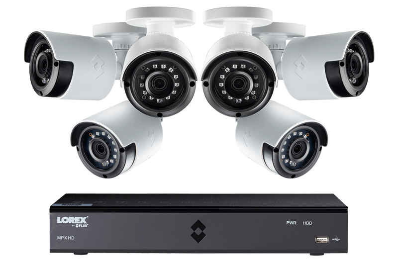 HD Security Camera System with 1080p Bullet Cameras & Lorex Secure Connectivity