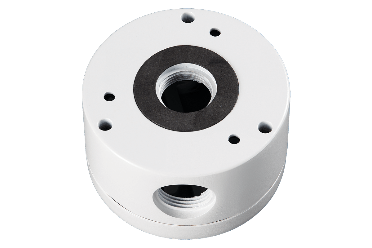 Round Outdoor Junction Box for 3 Screw Base Cameras