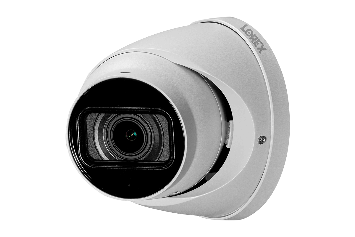 Lorex 4K (32 Camera Capable) Wired NVR System with Nocturnal 3 Smart IP Dome Cameras Featuring Motorized Varifocal Lens and 30FPS Recording
