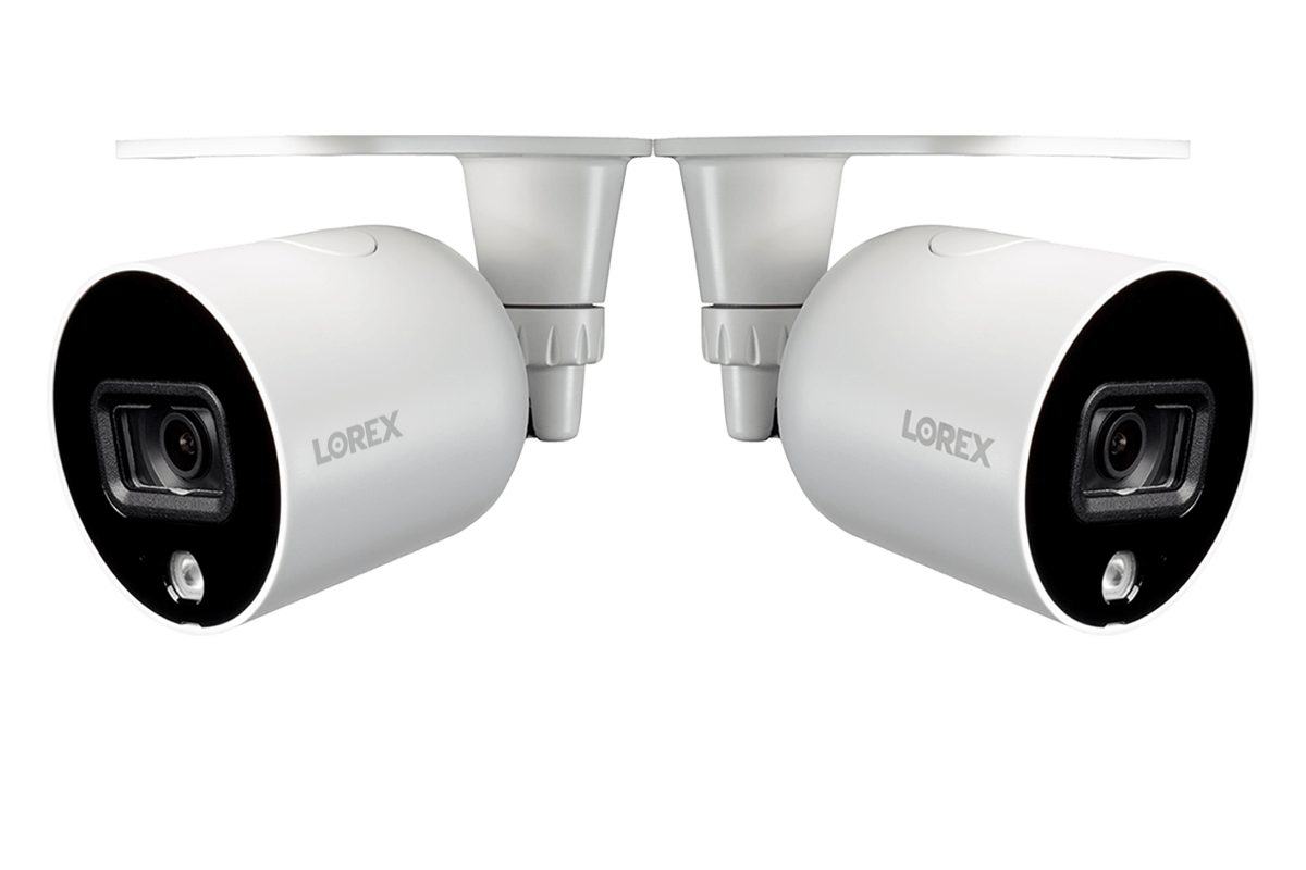 Smart Indoor/Outdoor 1080p Wi-Fi Camera With Smart Deterrence and Color Night Vision (2-pack)