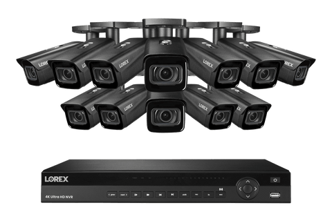Lorex 4K (16 Camera Capable) 4TB Wired NVR System with Nocturnal 3 Sma