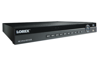 4K Ultra HD 16 Channel Security NVR, 3TB Hard Drive, POE, Records 4K (4 x 1080p) at 30FPS, with Audio Recording