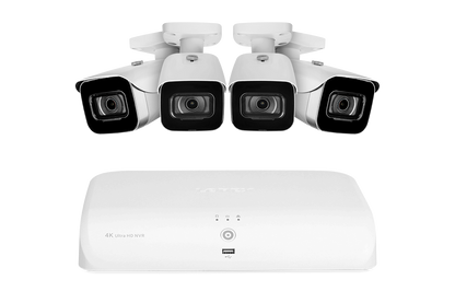 Lorex 4K 8-Channel 2TB Wired NVR System with Bullet Cameras