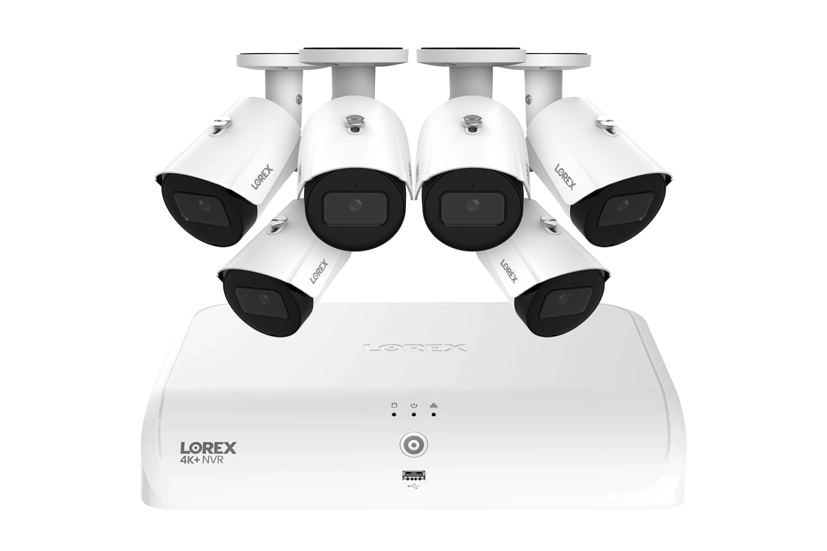 Lorex Fusion Series 4K 16 Camera Capable (8 Wired + 8 Fusion Wi-Fi) 2TB Wired System with A14 IP Bullet Cameras - White 6