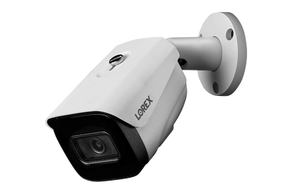 Lorex 4K (32 Camera Capable) Wired NVR System with Nocturnal 3 Smart IP Bullet Cameras Featuring Listen-In Audio and 30FPS Recording