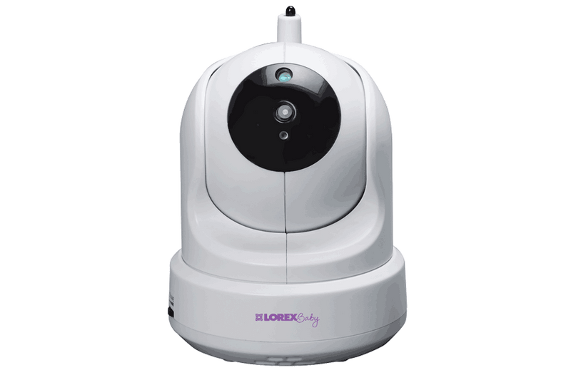 Baby monitor with 2 PTZ cameras and 3.5inch monitor