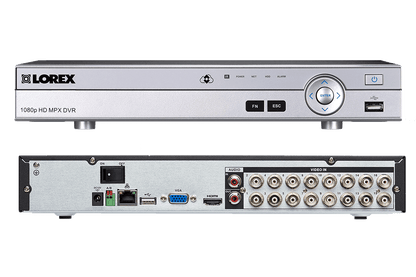 HD 1080p Surveillance Camera System with Free 24"" LED Monitor and 16 Ultra-Wide 160