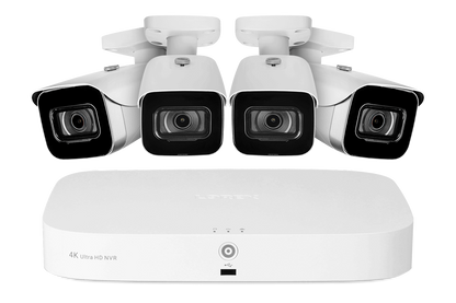 Lorex Fusion 4K 16-Camera Capable (8 Wired + 8 Wi-Fi) 2TB NVR System with Bullet Cameras - White 4