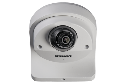 Mini Audio HD IP 2K Metal Dome Security Camera, 150ft Color Night Vision