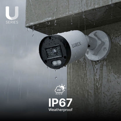 Lorex Connect (New App) | U-Series | 8Ch 4K NVR System | 3 Bullet Cameras