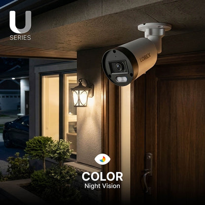 Lorex Connect (New App) | U-Series | 8Ch 4K NVR System | 3 Bullet Cameras